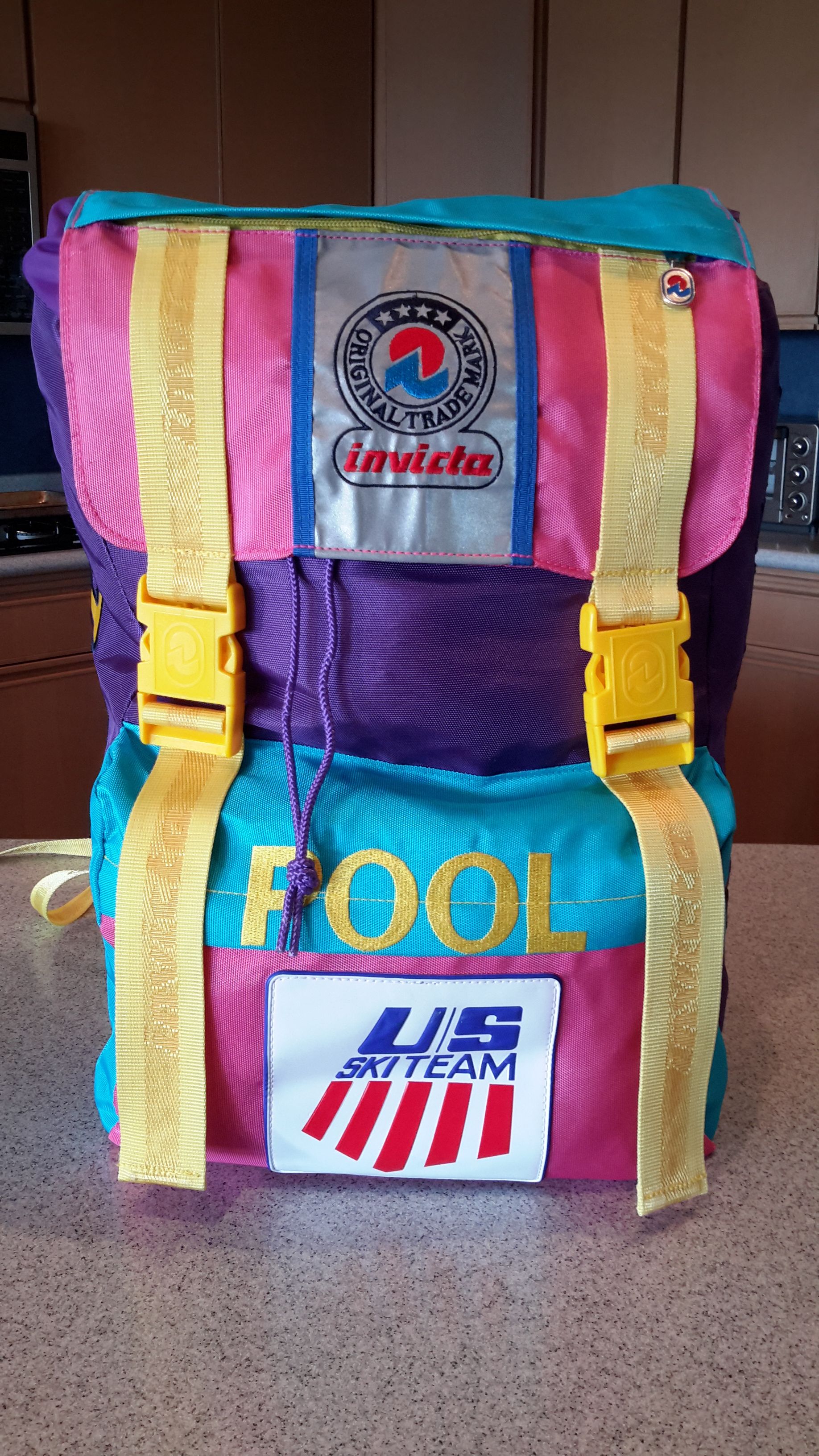 Vintage Invicta US Ski Team Backpack