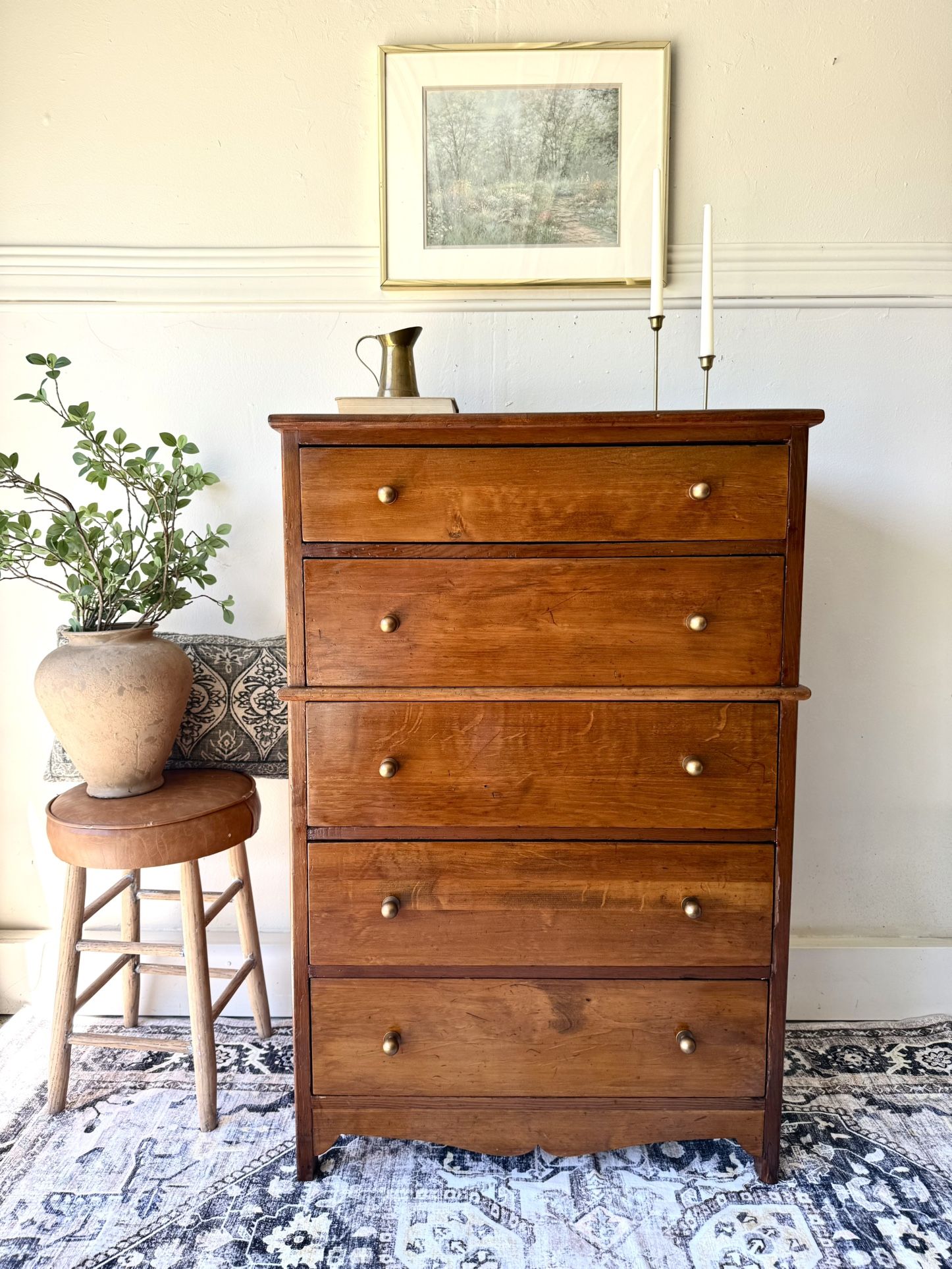 Vintage Wooden Dresser