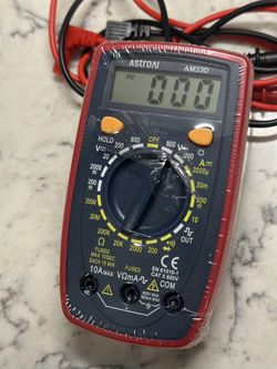 AstroAI Digital Multimeter Voltage Tester 2000 Counts with Ohm Volt Amp