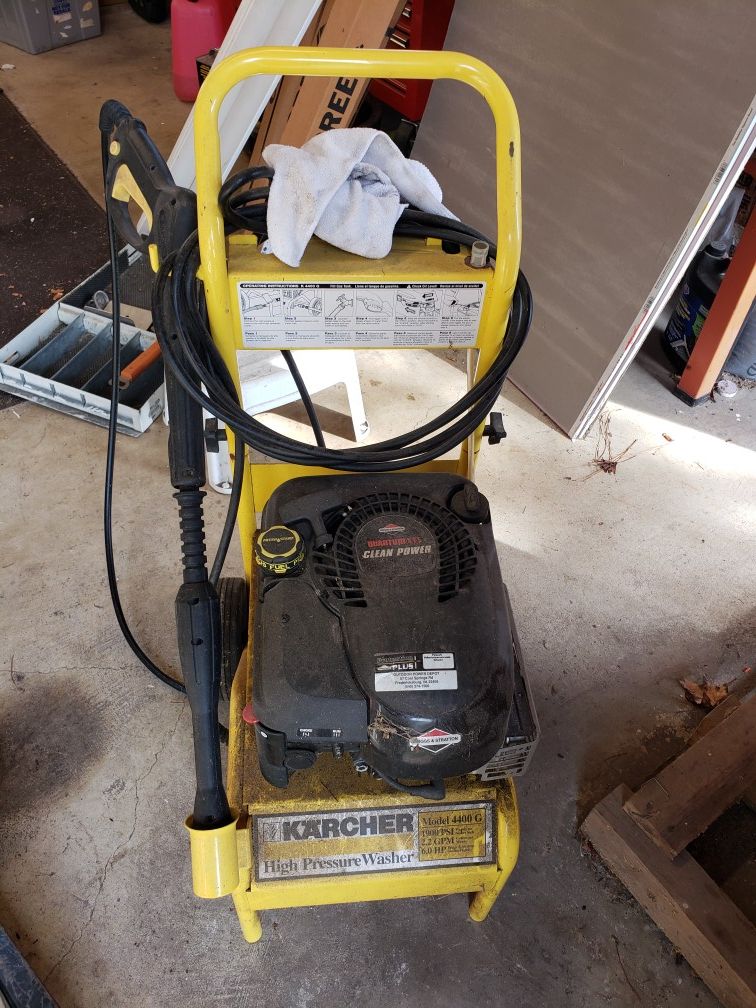 Karcher Pressure washer model 4400g