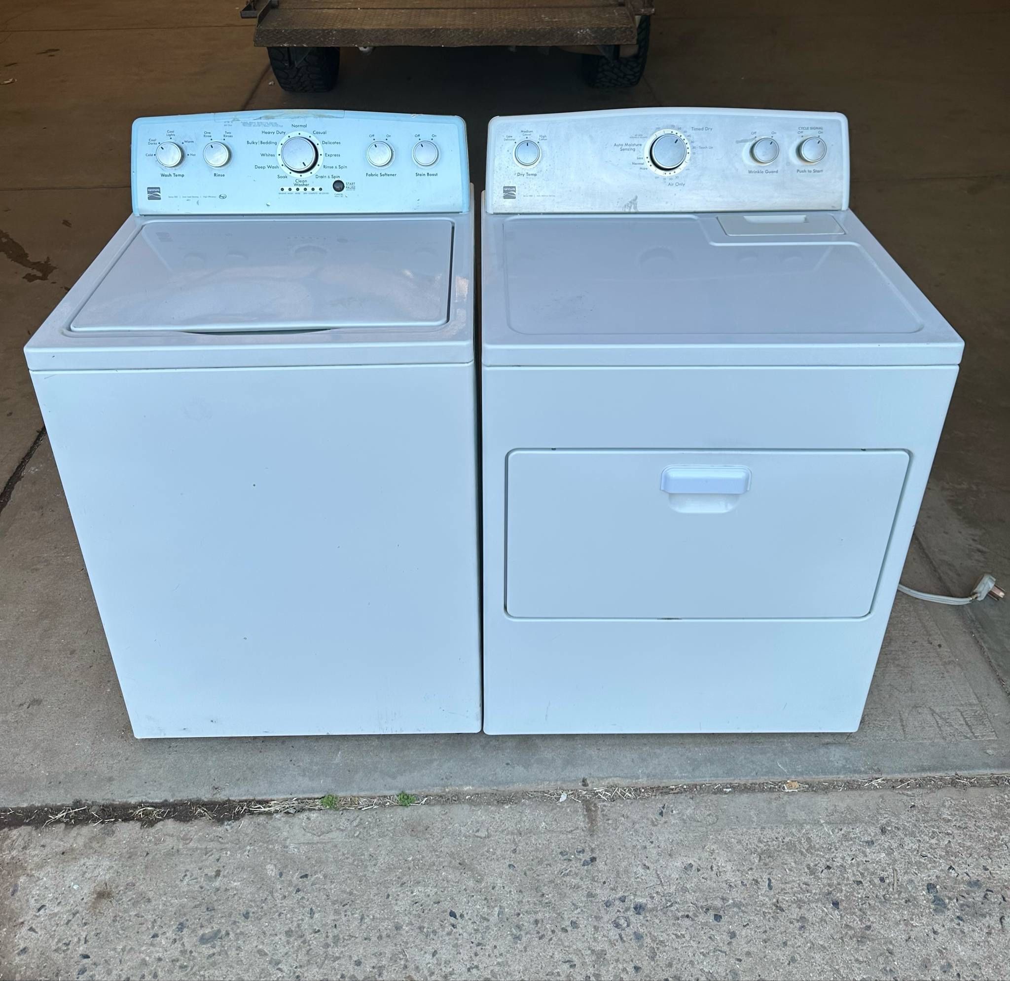 Washer And Electric Dryer Kenmore