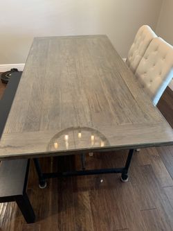 Restoration Hardware Flatiron Collection Dining Table