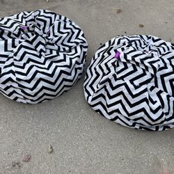 Two large beanbags 