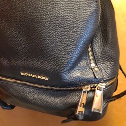 Black Michael Kors Backpack