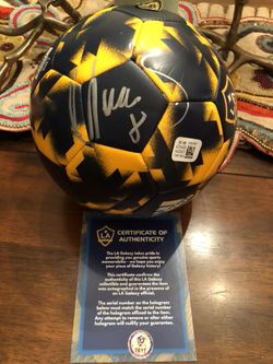 Dos Santos Autographed Ball *COA*