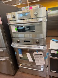 Thermador 30” microwave wall oven combo with warming drawer