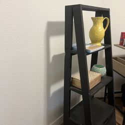 Black Shelving Unit