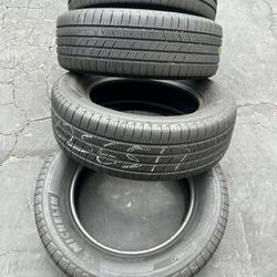 Set. Tires.  225.  65. 17.  Michelin 