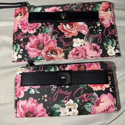 Juicy couture wristlet and wallet
