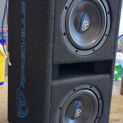 Two 8 Inch Rockville Subs