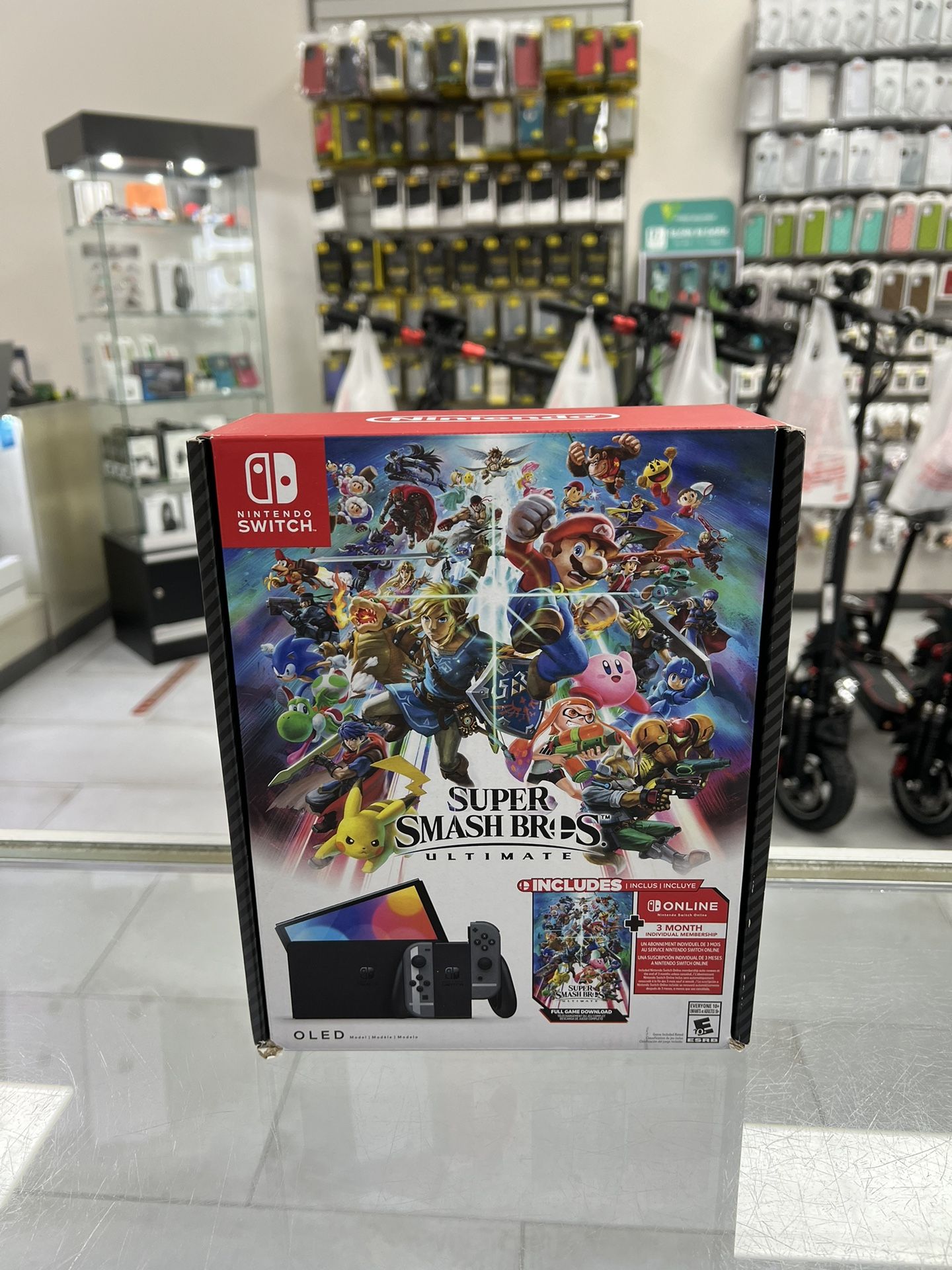 Nintendo Switch OLED Super Smash Bros Bundle! Finance For $50 Down Payment!!