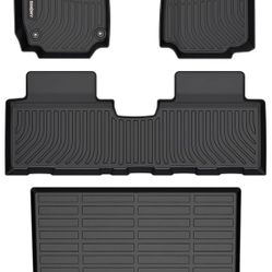 Floor Mats & Cargo Liner for Chevy Equinox, for GMC Terrain 2018-2023 2024, TPE All Weather Protection Car Mats Terrain, Custom 2024 Terrain Floor Lin