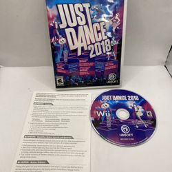 Just Dance 2018 (Nintendo Wii, 2017) CIB Complete - Tested 