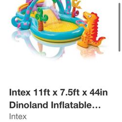 Intex 11ft x 7.5ft x 44in Dinoland Inflatable