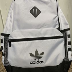 White Adidas Backpack