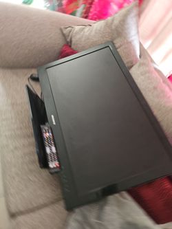 Small Flat Screen TV with Remote