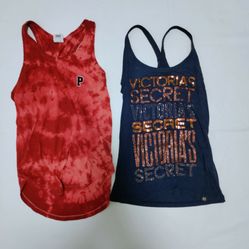 Victoria Secret And Pink Tanks Lot 