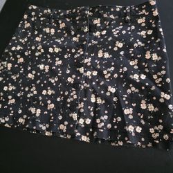 Denim Button Up Skirt