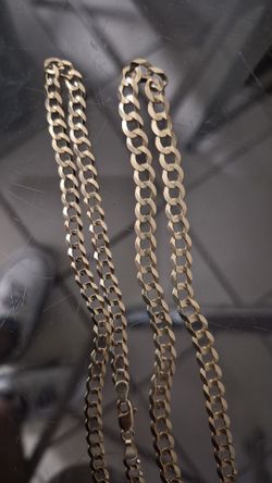 2 cadenas oro 14 kt