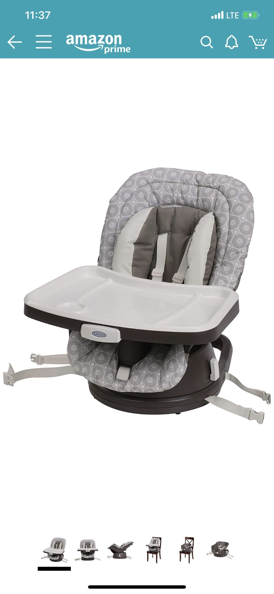 Graco swivi booster seat 3 in 1