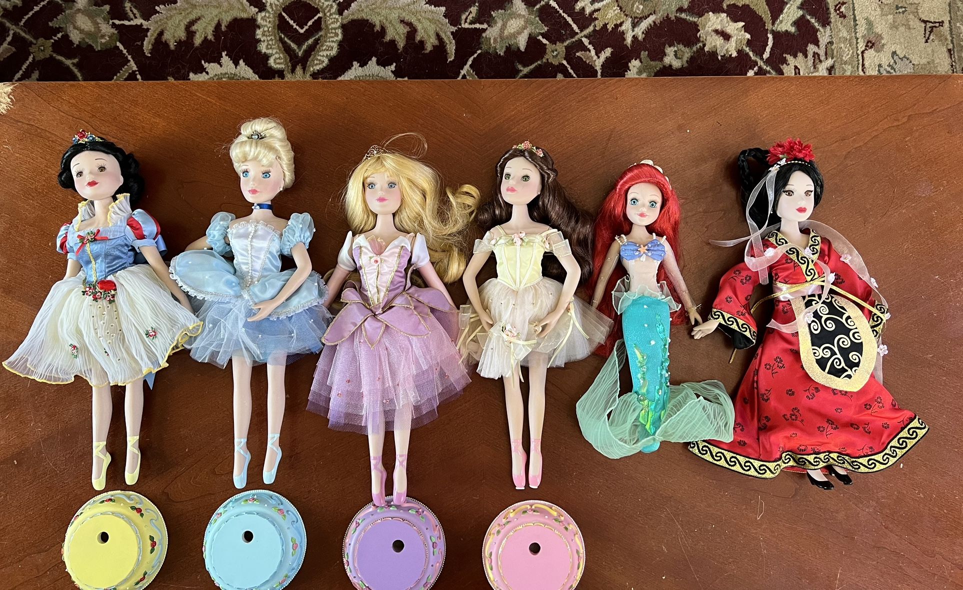 Disney Porcelain Princess Dolls