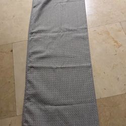 Gray Fabric Shower Curtain –Used, Clean