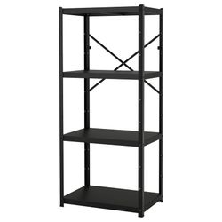 BROR
Shelving unit, black, 33 1/2x21 5/8x74 3/4 "
