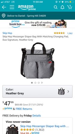 Skip Hop Diaper Bag