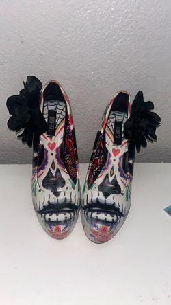 Iron Fist Dia De Los Muertos High Heels