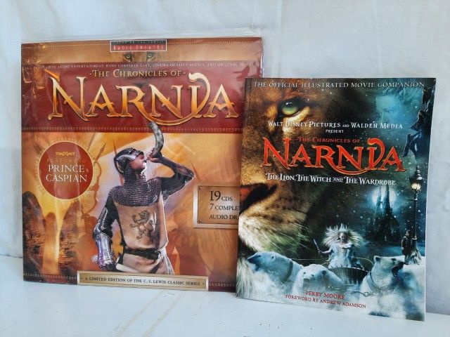 NARNIA BOOK on CD w/movie book