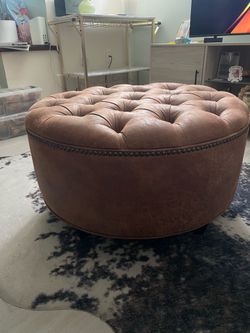 Brown ottoman