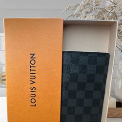 Louis Vuitton Damier Graphite Agenda/Card Case Notebook Cover 