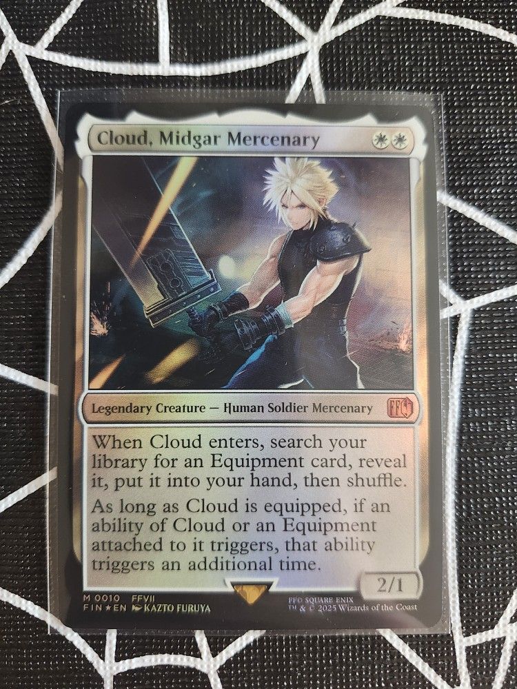 Final Fantasy Magic The Gathering Cloud, Midgar Mercenary
