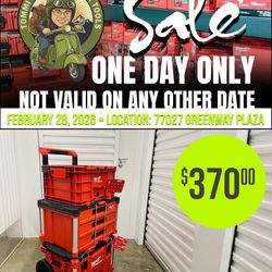 ONE DAY ONLY: Milwaukee PACKOUT Rolling Base, 3-Drawer Box & Crate Bundle