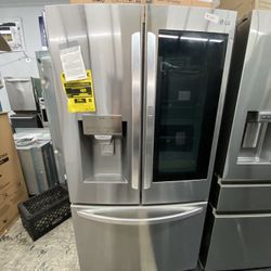 LG French Door Stainless Steel Insta View Fridge 26 Cu Ft