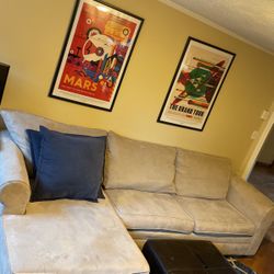 Sectional Beige Couch - Great Condition - Best Offer 