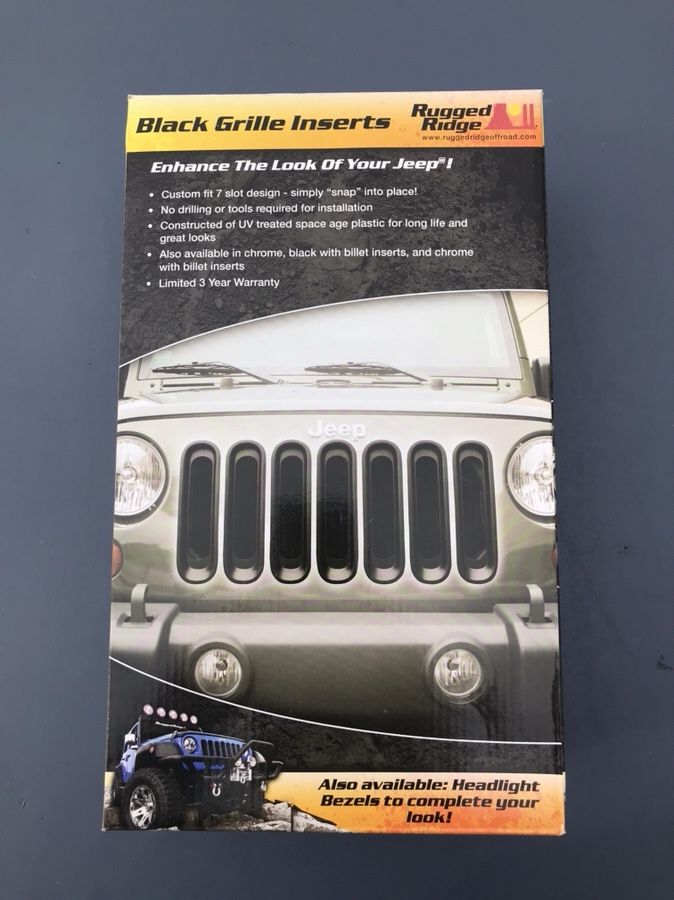 Jeep JK grill inserts