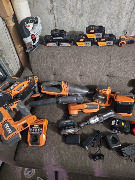 Rigid Tools .Bosch Tools. Porter Cable.1 Husky 18v 12v 20v