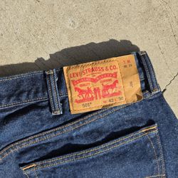 Levi's 501 42x30 Used 3 Times Washed Once