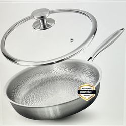 Plateful 12” Pure Titanium Cooking Pan 