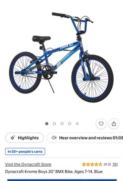 Krome 2.0 bike 7-14ages