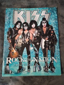 Kiss Rock The Nation 2003 2004 Concert Program