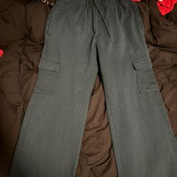 Dark Green Sweat Pants 