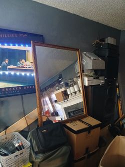 large mirror gold frame