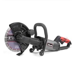 XtremepowerUS 1800W 9" Concrete Cutter with Guide Roller and Blade