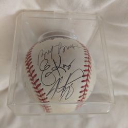 Rawlings Signed Baseball Six Dodgers