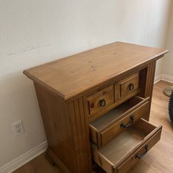Nice Heavy Wooden Dresser