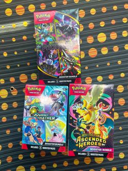 Ascended/pitch black/ journey together booster bundle