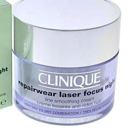 Clinique Repairwear Laser Focus Night Line Smoothing Cream FULL SIZE