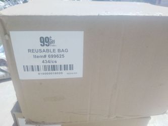 434 reusable grocery trash bags 99 cent logo